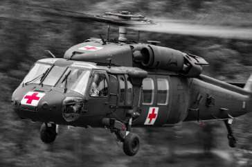 UH-60 in medevac configuration